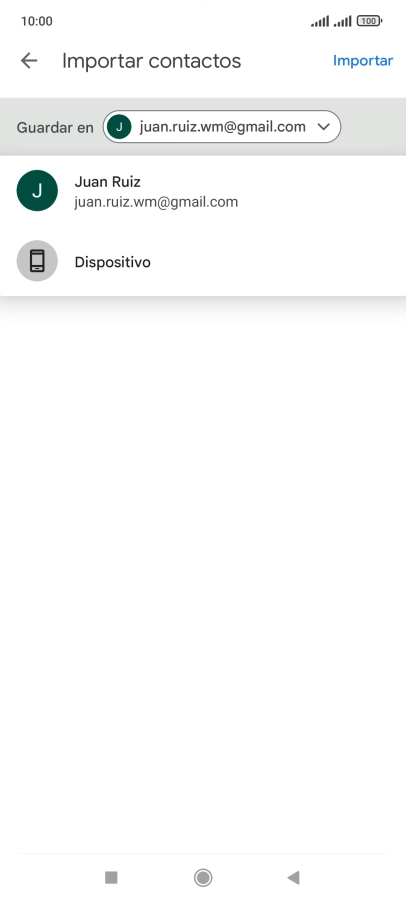 Pulsa Dispositivo.