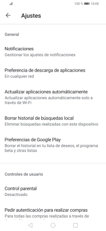 Pulsa Actualizar aplicaciones automáticamente.. Pulsa Actualizar aplicaciones automáticamente..