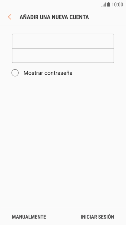 Pulsa INICIAR SESIÓN.