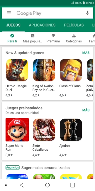 Desliza el dedo hacia la derecha desde la parte izquierda de la pantalla. Desliza el dedo hacia la derecha desde la parte izquierda de la pantalla.
