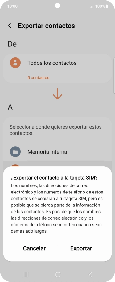Pulsa Exportar. Pulsa Exportar.