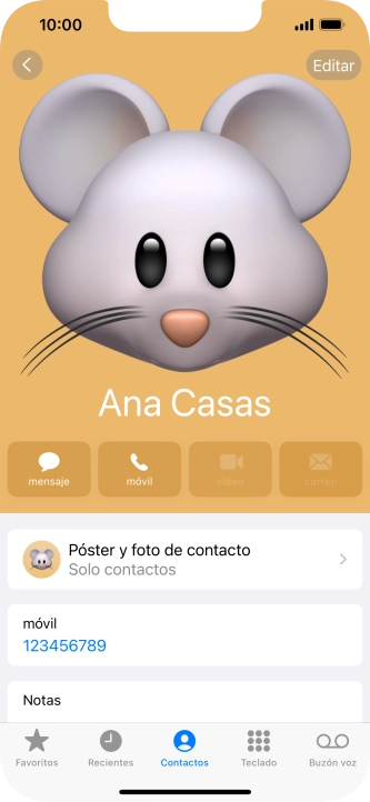 Desliza el dedo hacia arriba desde la parte inferior de la pantalla para terminar y volver a la pantalla de inicio.