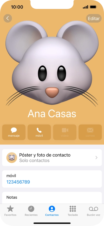 Desliza el dedo hacia arriba desde la parte inferior de la pantalla para terminar y volver a la pantalla de inicio.