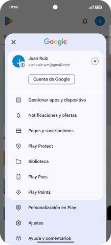 Pulsa Gestionar apps y dispositivo.