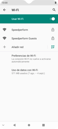 Pulsa la red wifi deseada. Pulsa la red wifi deseada.