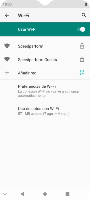 Pulsa la red wifi deseada. Pulsa la red wifi deseada.