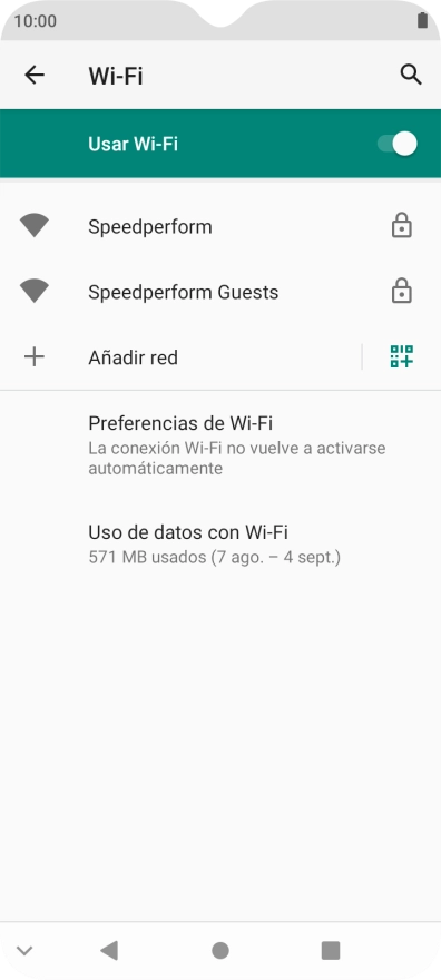 Pulsa la red wifi deseada. Pulsa la red wifi deseada.