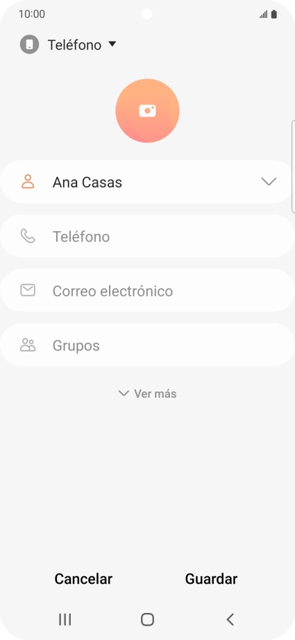 Pulsa Teléfono e introduce el número de teléfono deseado. Pulsa Teléfono e introduce el número de teléfono deseado.