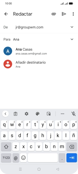Pulsa el contacto deseado. Pulsa el contacto deseado.