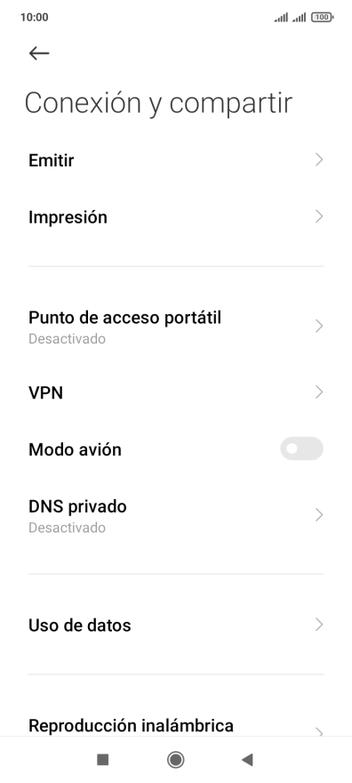 Pulsa Uso de datos. Pulsa Uso de datos.