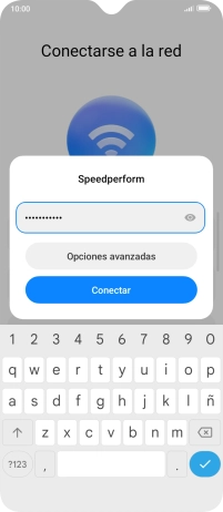 Introduce la contraseña de la red wifi y pulsa Conectar. Introduce la contraseña de la red wifi y pulsa Conectar.