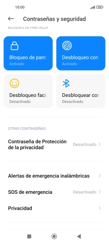 Pulsa Bloqueo de pantalla. Pulsa Bloqueo de pantalla.