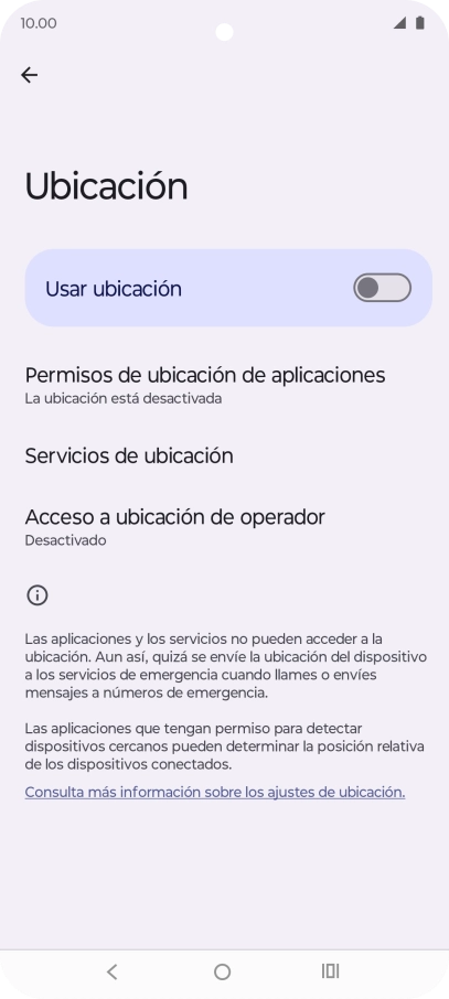Pulsa el indicador junto a Pulsa el indicador junto a
