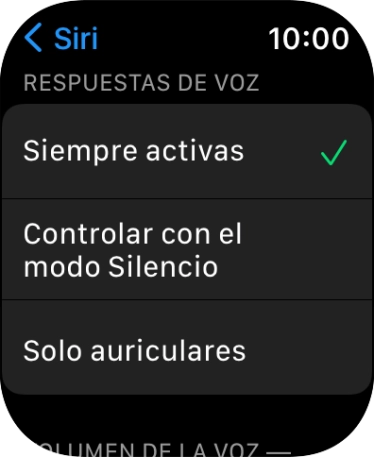 Pulsar el ajuste deseado bajo Pulsar el ajuste deseado bajo