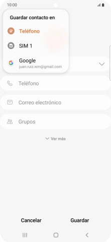 Pulsa Teléfono.