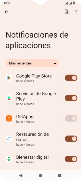 Pulsa la lista desplegable. Pulsa la lista desplegable.