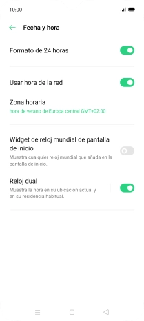 Pulsa la tecla de inicio para terminar y regresar a la pantalla de inicio. Pulsa la tecla de inicio para terminar y regresar a la pantalla de inicio.