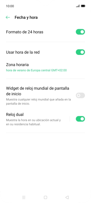 Pulsa la tecla de inicio para terminar y regresar a la pantalla de inicio. Pulsa la tecla de inicio para terminar y regresar a la pantalla de inicio.