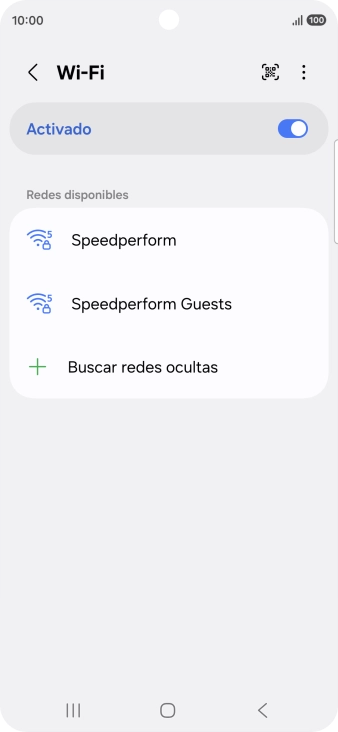 Pulsa la red wifi deseada. Pulsa la red wifi deseada.
