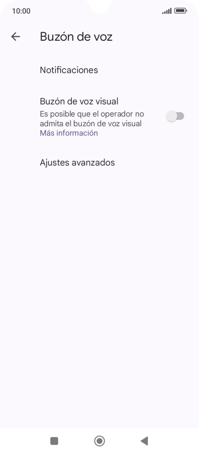 Pulsa Ajustes avanzados. Pulsa Ajustes avanzados.