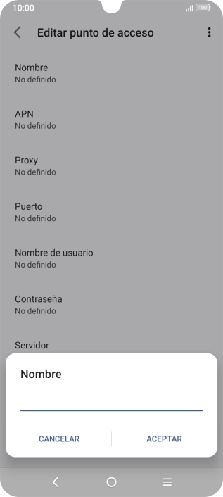 Introduce Vodafone Internet y pulsa ACEPTAR. Introduce Vodafone Internet y pulsa ACEPTAR.