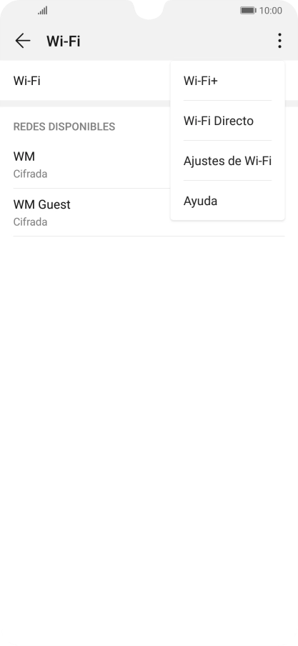 Pulsa Wi-Fi+. Pulsa Wi-Fi+.