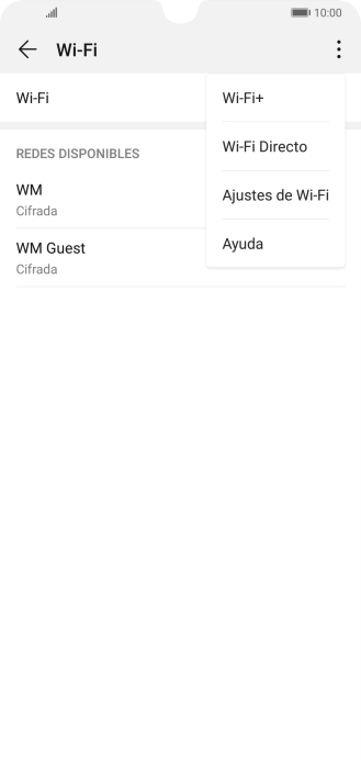 Pulsa Wi-Fi+. Pulsa Wi-Fi+.
