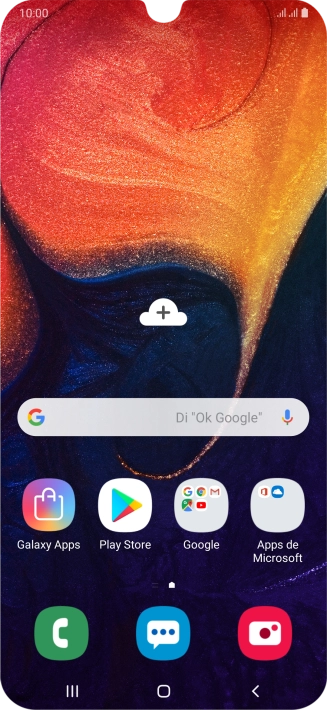 Desliza dos dedos hacia abajo desde la parte superior de la pantalla. Desliza dos dedos hacia abajo desde la parte superior de la pantalla.