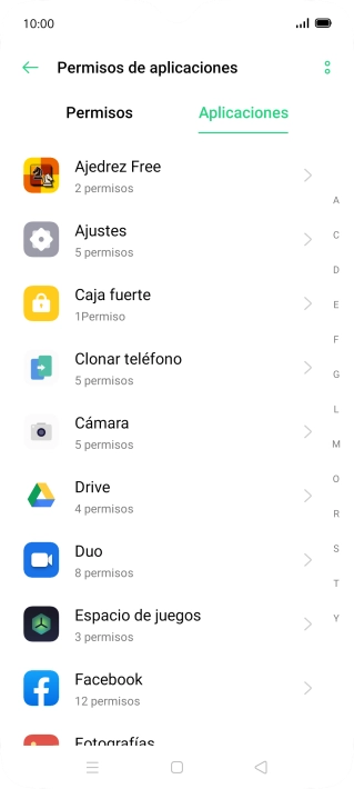 Pulsa la app deseada. Pulsa la app deseada.