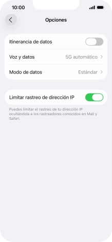 Pulsa Voz y datos.