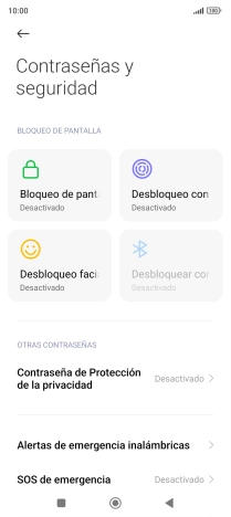 Pulsa Desbloqueo con huella dactilar. Pulsa Desbloqueo con huella dactilar.