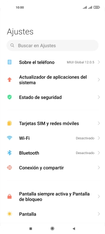 Pulsa Tarjetas SIM y redes móviles.