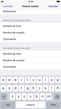 Pulsa Guardar. Ahora se ha configurado tu cuenta de correo electrónico. Si deseas seleccionar más ajustes del servidor de correo de entrada o de salida, continúa con los pasos siguientes. Pulsa Guardar. Ahora se ha configurado tu cuenta de correo electrónico. Si deseas seleccionar más ajustes del servidor de correo de entrada o de salida, continúa con los pasos siguientes.