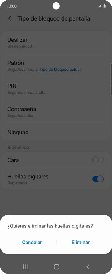 Pulsa Eliminar. Pulsa Eliminar.