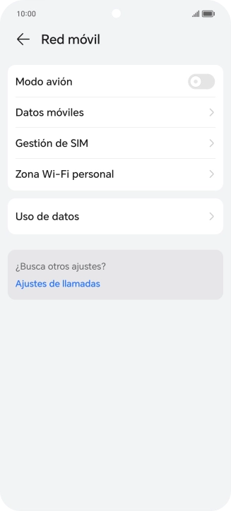 Pulsa Datos móviles.