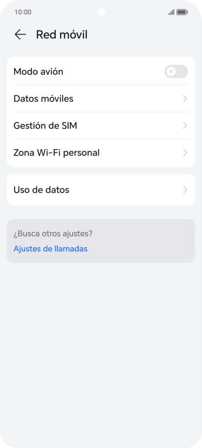 Pulsa Datos móviles.