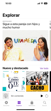 Desliza el dedo hacia arriba desde la parte inferior de la pantalla para terminar y volver a la pantalla de inicio. Desliza el dedo hacia arriba desde la parte inferior de la pantalla para terminar y volver a la pantalla de inicio.