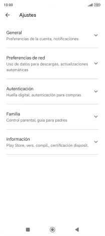 Pulsa Preferencias de red.