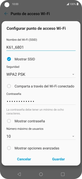 Pulsa en el campo bajo 