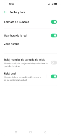 Pulsa la tecla de inicio para terminar y regresar a la pantalla de inicio.