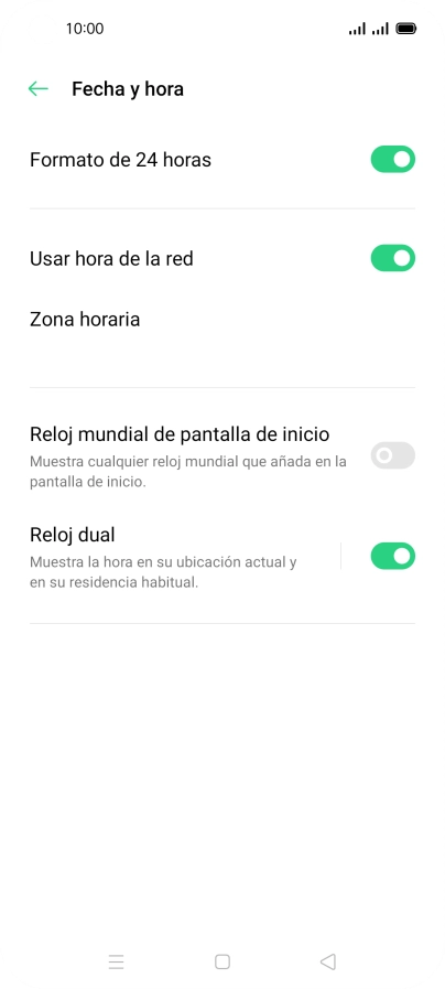 Pulsa la tecla de inicio para terminar y regresar a la pantalla de inicio.
