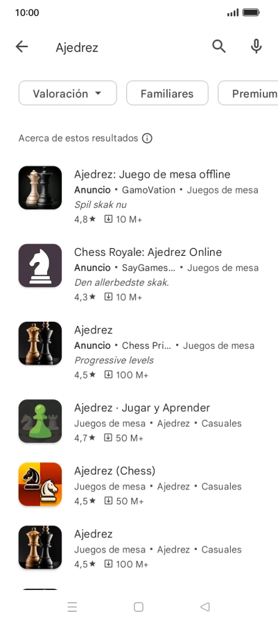 Pulsa la app deseada. Pulsa la app deseada.