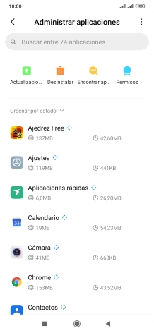 Pulsa la app deseada. Pulsa la app deseada.