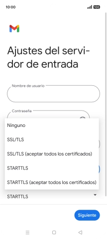 Pulsa SSL/TLS.