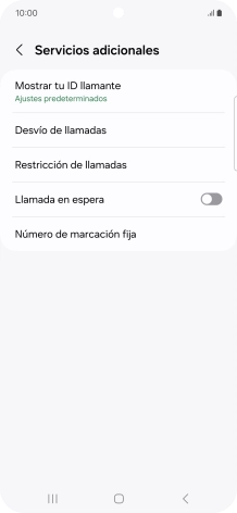 Pulsa Desvío de llamadas.