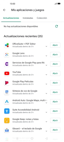 Pulsa Instaladas.