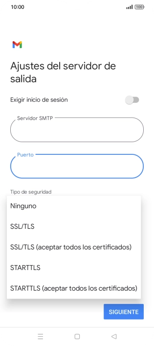 Pulsa SSL/TLS.