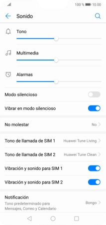Pulsa Tono de llamada de ‹SIM›. Pulsa Tono de llamada de ‹SIM›.