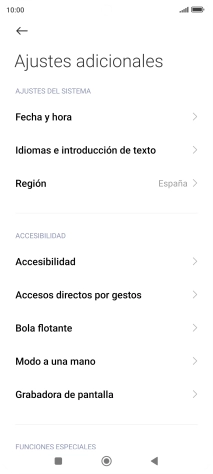 Pulsa Fecha y hora. Pulsa Fecha y hora.