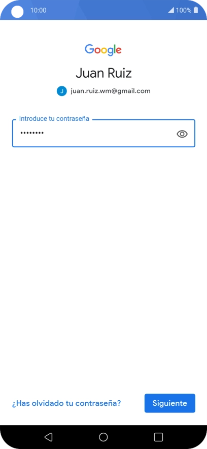 Pulsa Siguiente.